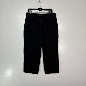 Buck Mason Pants Womens XL Relaxed Fit Drawstring Waist Casual Utility Wide Crop